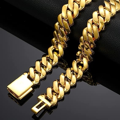 16 Inch Moissanite Hip Hop Chains 18 Inch 925 Sterling Silver Miami Cuban Link Chain