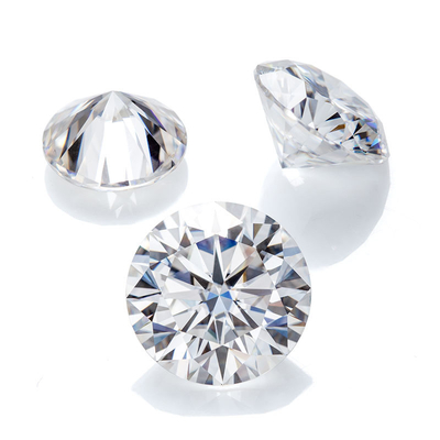 D Color GRA Moissanite Diamond Stone 6.5mm Brilliant Cut Moissanite
