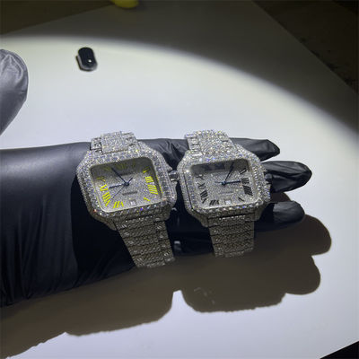 BV Moissanite Iced Out Watch  Stone Studded Watches In Japan