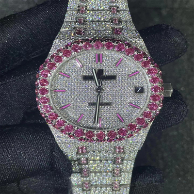 Mechanical Bust Down Ap Watch Fully Flooded Automatic Diamond Watch