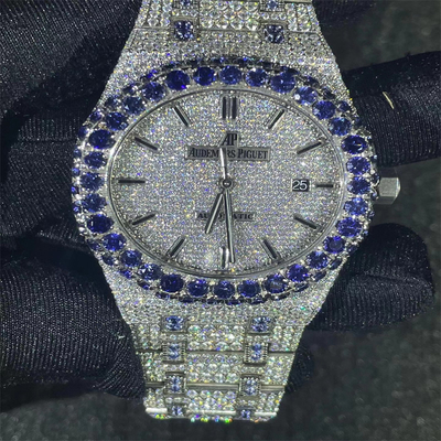 Mechanical Bust Down Ap Watch Fully Flooded Automatic Diamond Watch