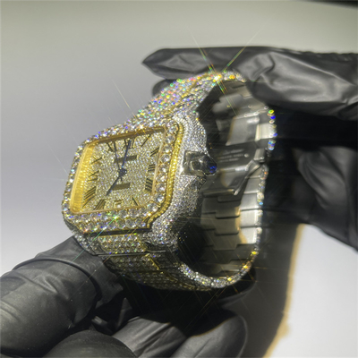 Bocarman Mechanical Moissanite Rolex Watches High Quality Moissanite Mens Watches