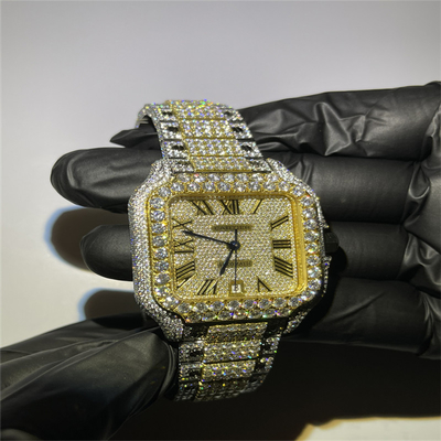 Bocarman Mechanical Moissanite Rolex Watches High Quality Moissanite Mens Watches