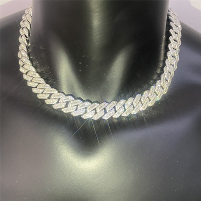Tester Miami Real VVS Cuban Link 9.25 Hardness Hip Hop Cuban Link Bling