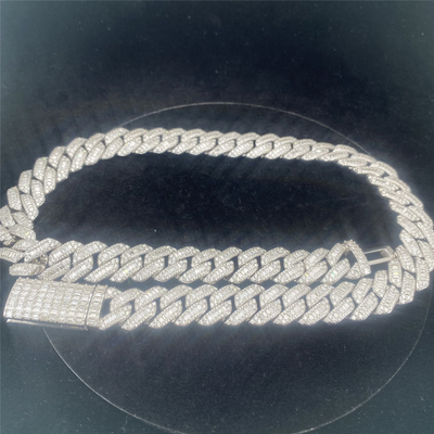 Tester Miami Real VVS Cuban Link 9.25 Hardness Hip Hop Cuban Link Bling