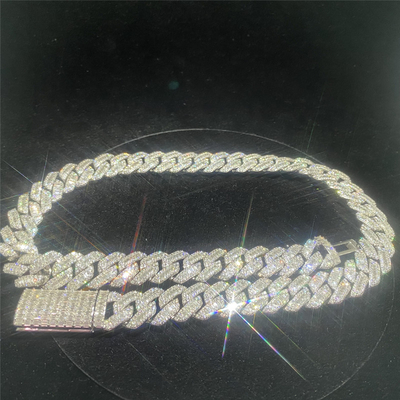 Hip Hop Iced Out Moissanite Cuban Link