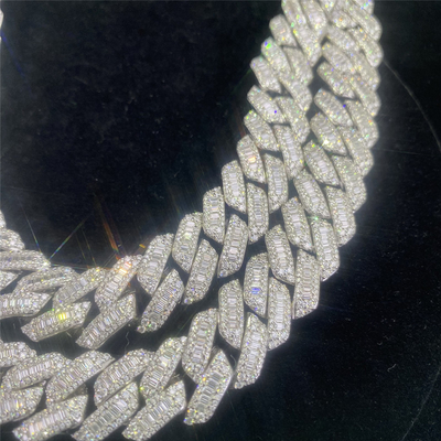 Tester Miami Real VVS Cuban Link 9.25 Hardness Hip Hop Cuban Link Bling