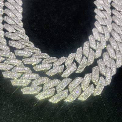 Hip Hop Iced Out Moissanite Cuban Link