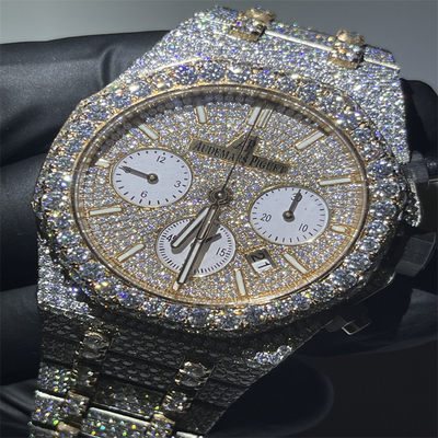 Automatic Bling Moissanite AP Watch