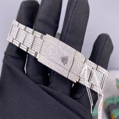 Hip Hop 3EX Moissanite Watch  Conflict Full Iced Out Vvs Diamond Watch
