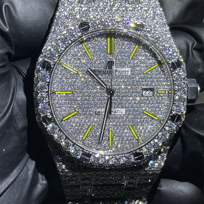 Natural Hip Hop Moissanite AP Watch