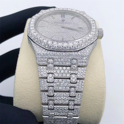 Royal Moissanite AP Watch GRA Iced Out Luxury Mechanical Watch