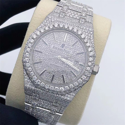 Royal Moissanite AP Watch GRA Iced Out Luxury Mechanical Watch