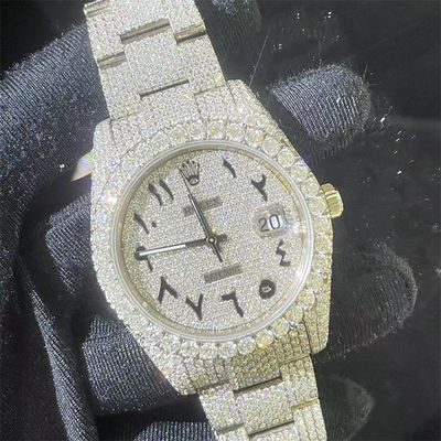 Bust Down Millionaire Moissanite Watch 