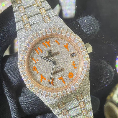 VVS1 Moissanite  Watches Piguet 41 Mm Iced Out Ap Watch For Unisex
