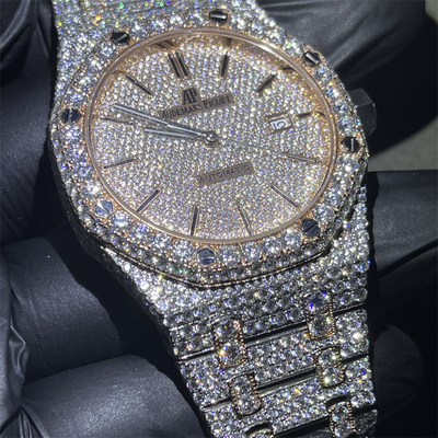 VVS1 Moissanite AP Watch GIA Natural Diamond With High End Jewelry