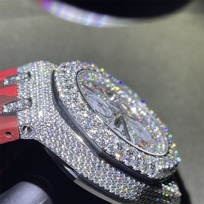 Royal Oak Moissanite Iced Out Watch