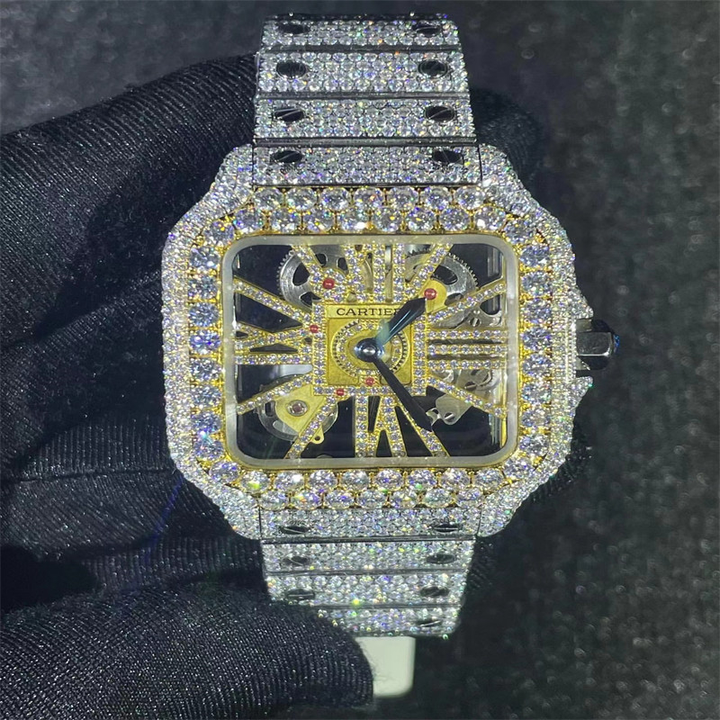 Full Iced Out VVS Moissanite Iced Out Watch