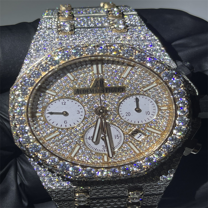 Automatic Bling Moissanite AP Watch