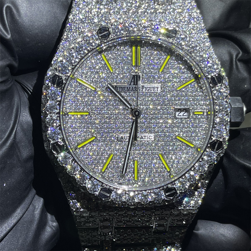 Natural Hip Hop Moissanite AP Watch
