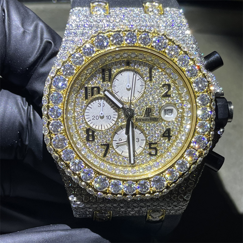 Audemars Piguet Moissanite AP Watch Luxury Diamond  AP Watch For Ladies